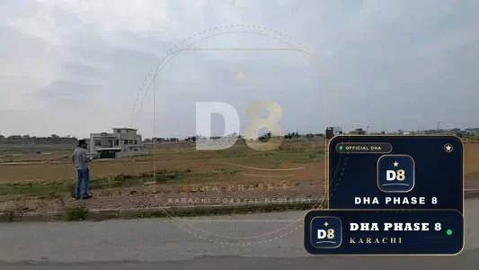 500 Sq Yd Residential Plot for Sale in Zone B, DHA Phase 8