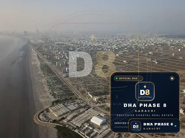 2,000 Sq Yd Residential Plot for Sale in Phase 8, DHA Phase 8 | Basement, Pool & Cinema