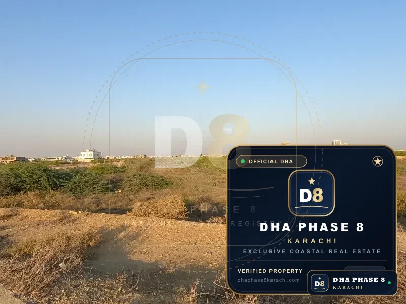 300 Sq Yd Residential Plot for Sale in Phase 8, DHA Phase 8 | Corner Location