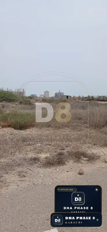 1,000 Sq Yd Residential Plot for Sale in Phase 8, DHA Phase 8 | West Open