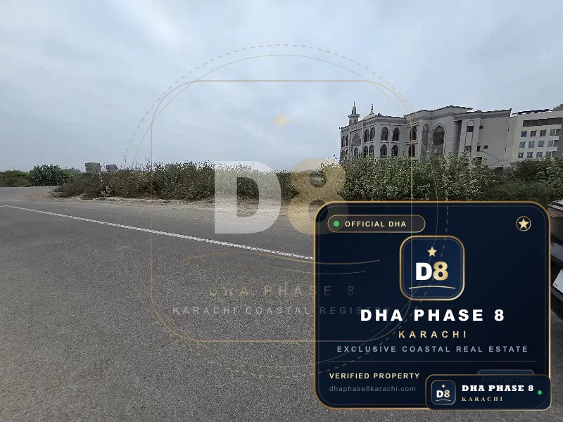 4,000 Sq Yd Residential Plot for Sale in Phase 8, DHA Phase 8