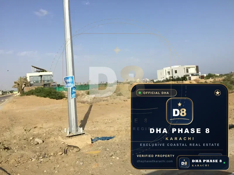 1,000 Sq Yd Residential Plot for Sale in Phase 8, DHA Phase 8