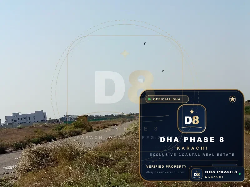 500 Sq Yd Residential Plot for Sale in Phase 8, DHA Phase 8 | West Open