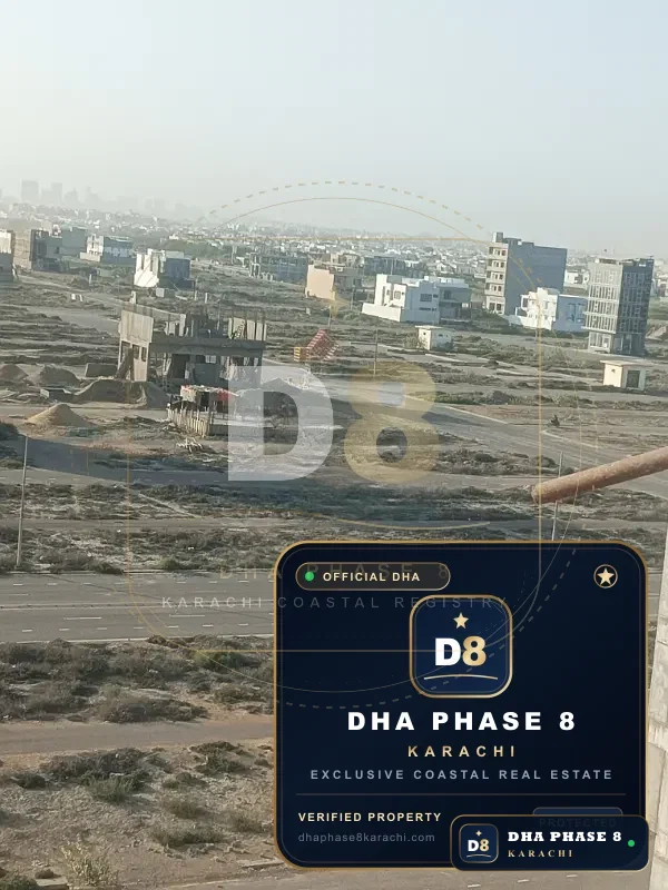 1,000 Sq Yd Residential Plot for Sale in Zone D, DHA Phase 8