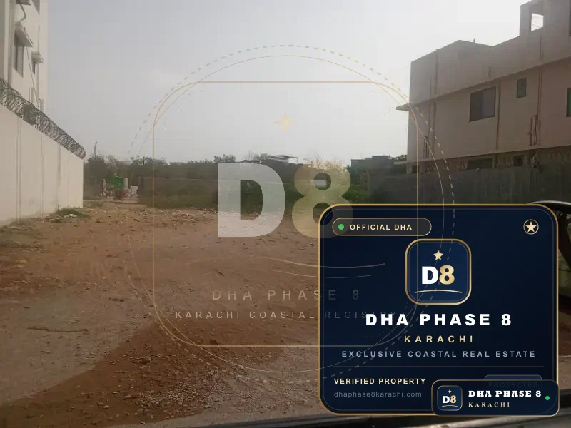 500 Sq Yd Residential Plot for Sale in Phase 8, DHA Phase 8 | West Open