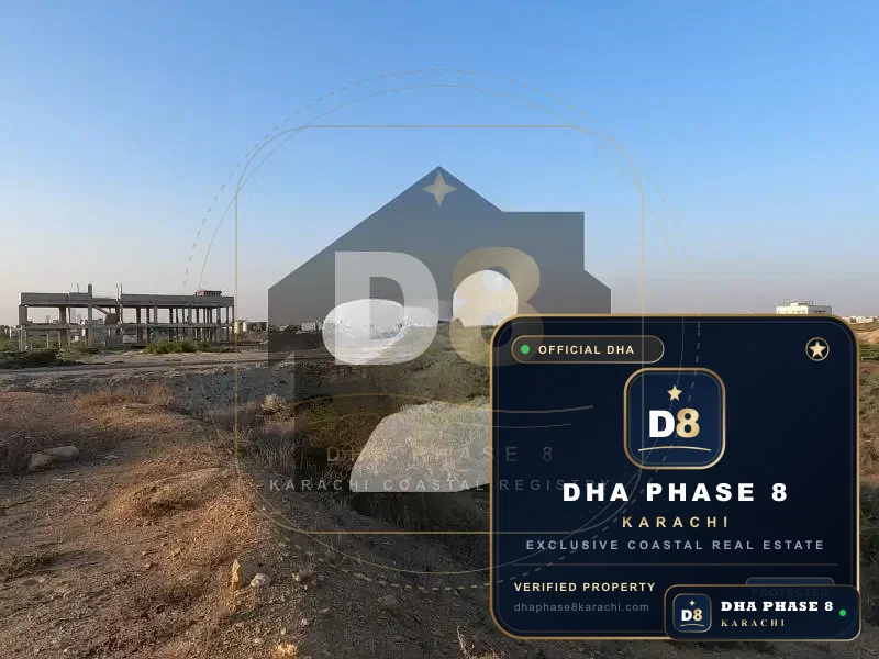 4,000 Sq Yd Residential Plot for Sale in Phase 8, DHA Phase 8 | Corner Location