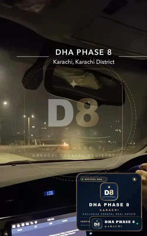 500 Sq Yd Residential Plot for Sale in Zone D, DHA Phase 8