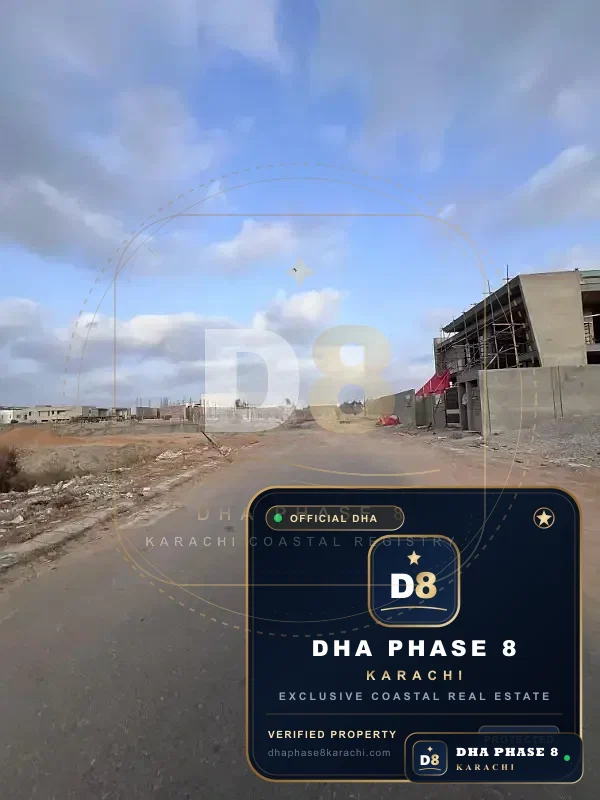 1,000 Sq Yd Residential Plot for Sale in Zone A, DHA Phase 8