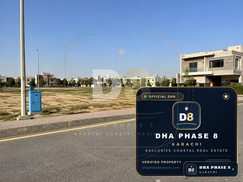 1,000 Sq Yd Residential Plot for Sale in Zone D, DHA Phase 8
