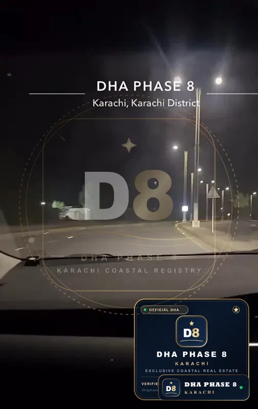 100 Sq Yd Commercial Plot for Sale in Phase 8 Extension, DHA Phase 8