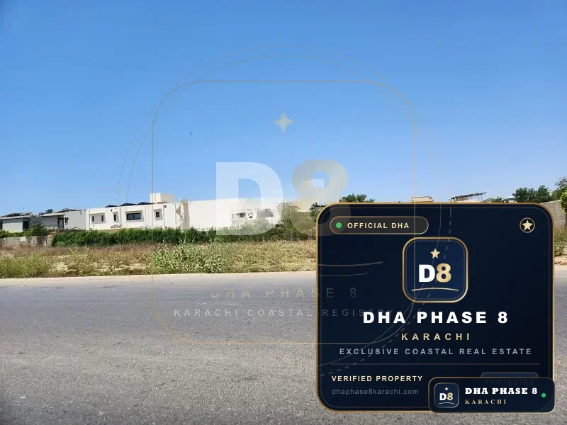 666 Sq Yd Residential Plot for Sale in Phase 8, DHA Phase 8 | West Open