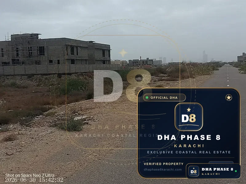 1,000 Sq Yd Residential Plot for Sale in Phase 8, DHA Phase 8