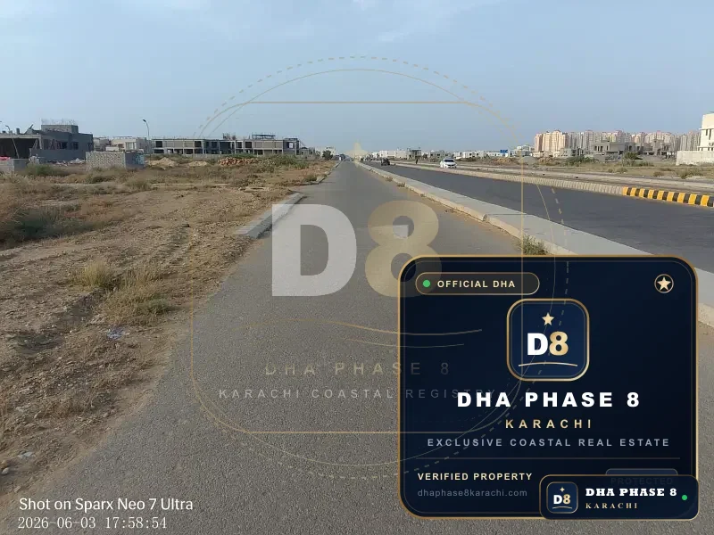 1,000 Sq Yd Residential Plot for Sale in Phase 8, DHA Phase 8