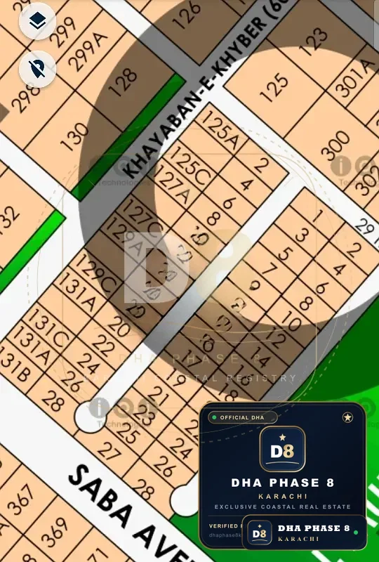 500 Sq Yd Residential Plot for Sale in Phase 8, DHA Phase 8