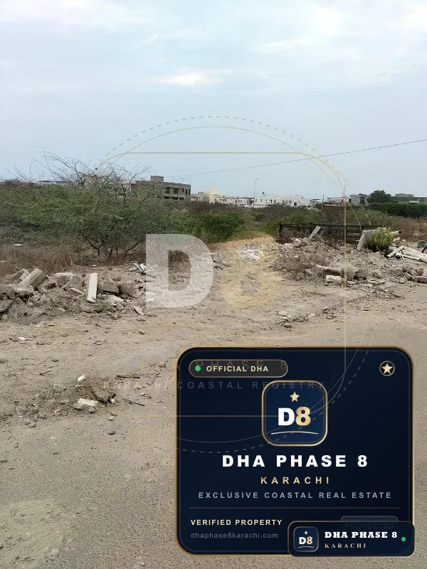 1,000 Sq Yd Residential Plot for Sale in Phase 8, DHA Phase 8