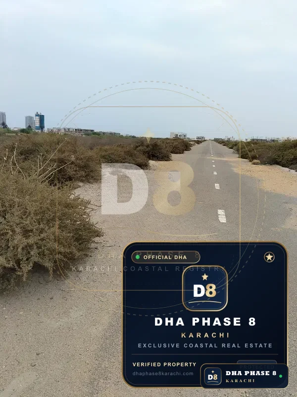 1,000 Sq Yd Residential Plot for Sale in Phase 8, DHA Phase 8
