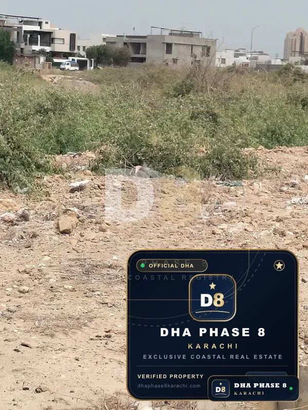 4,000 Sq Yd Residential Plot for Sale in Phase 8, DHA Phase 8