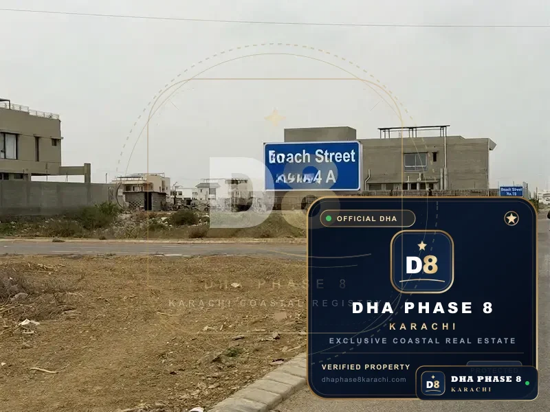 500 Sq Yd Residential Plot for Sale in Phase 8, DHA Phase 8