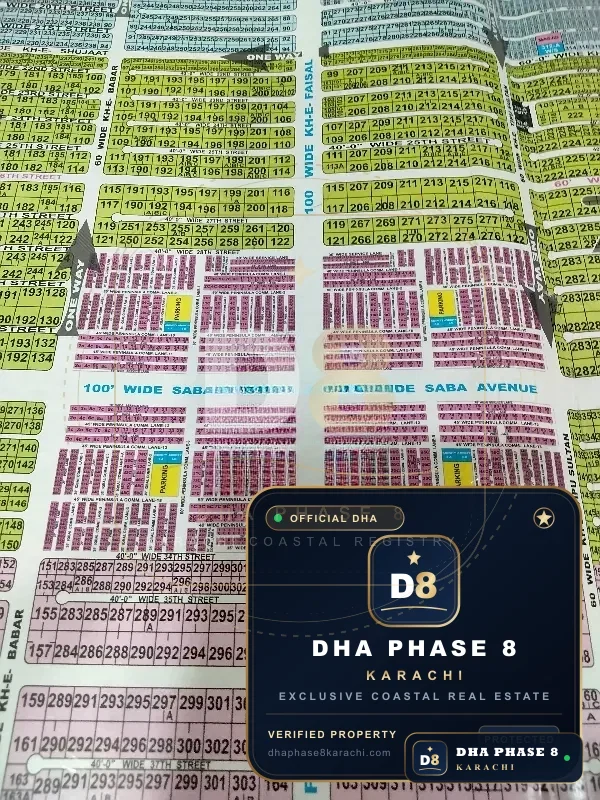 100 Sq Yd Commercial Plot for Sale in Peninsula Commercial, DHA Phase 8
