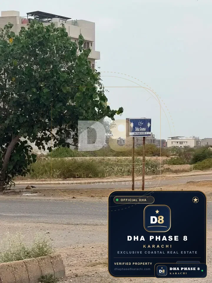 1,000 Sq Yd Residential Plot for Sale in Phase 8, DHA Phase 8
