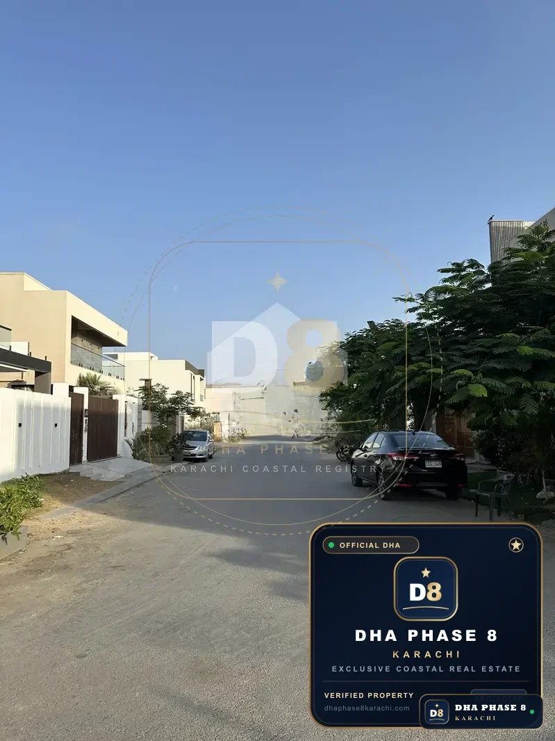 500 Sq Yd Residential Plot for Sale in Phase 8, DHA Phase 8 | West Open