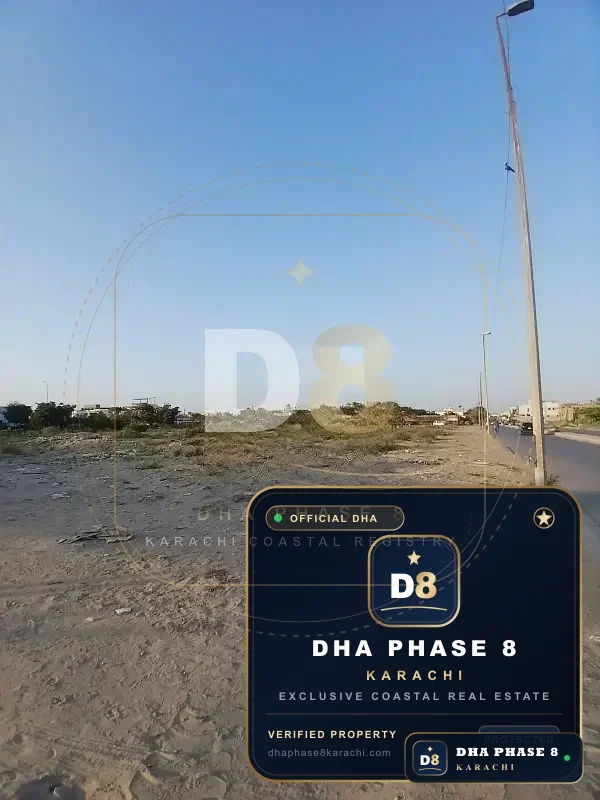 2,000 Sq Yd Residential Plot for Sale in Phase 8, DHA Phase 8