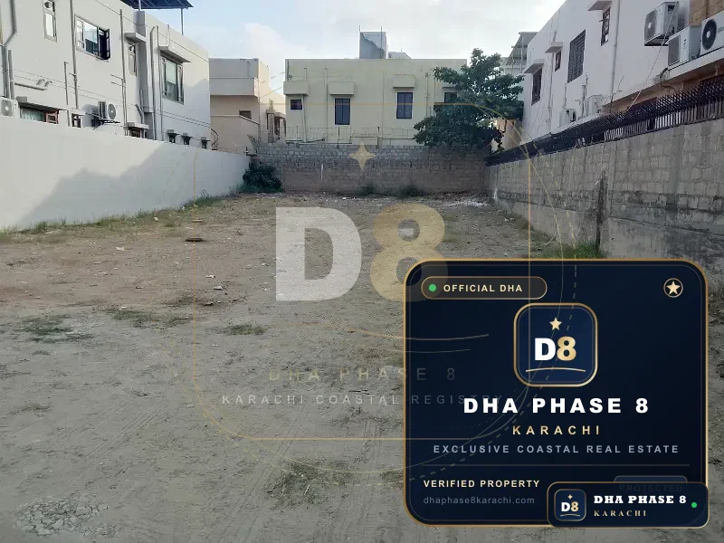 500 Sq Yd Residential Plot for Sale in Phase 8, DHA Phase 8