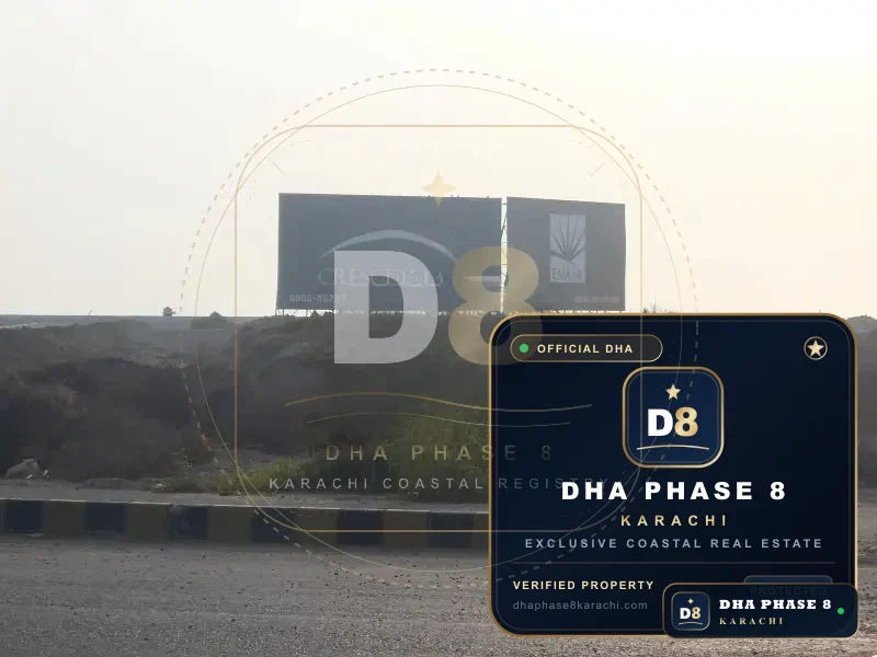 600 Sq Yd Commercial Plot for Sale in Phase 8 Extension, DHA Phase 8