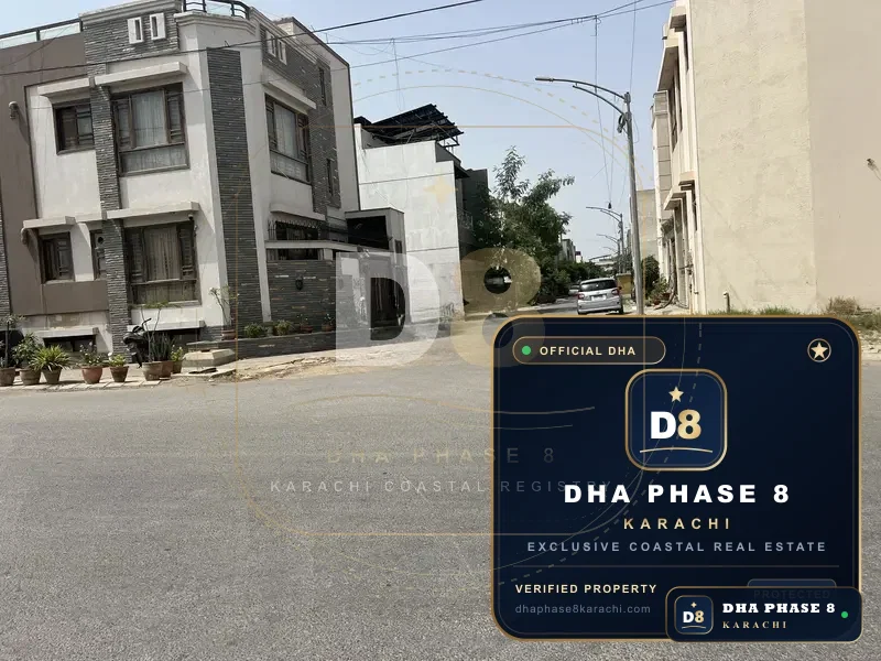 150 Sq Yd Residential Plot for Sale in Phase 8, DHA Phase 8 | West Open