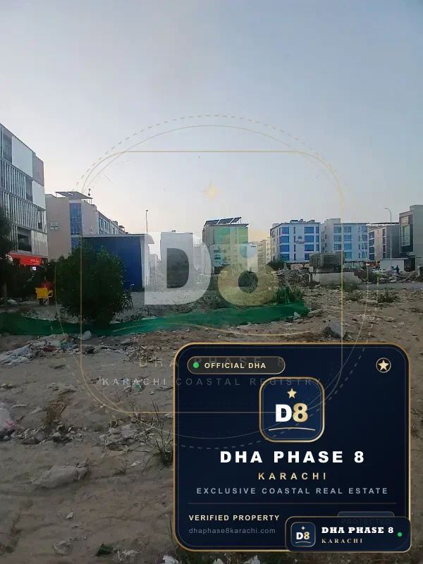 500 Sq Yd Commercial Plot for Sale in Zulfiqar Commercial, DHA Phase 8