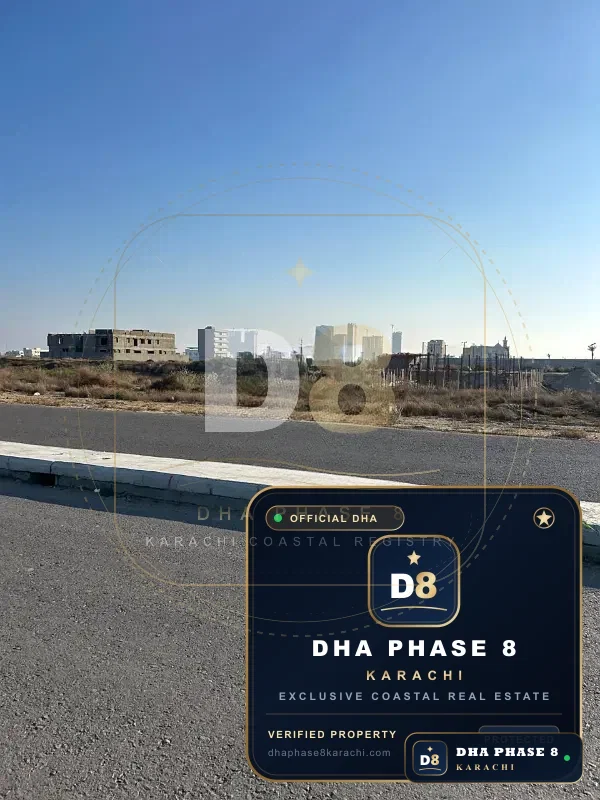 1,000 Sq Yd Residential Plot for Sale in Phase 8, DHA Phase 8