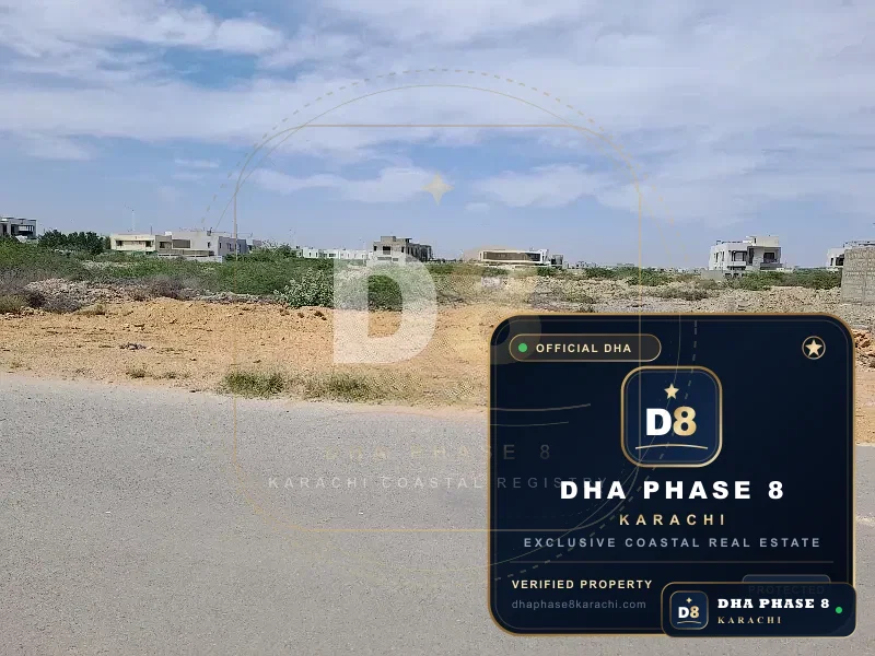 2,000 Sq Yd Residential Plot for Sale in Khayaban-e-Faisal, Zone D, DHA Phase 8