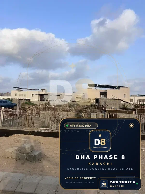 300 Sq Yd Residential Plot for Sale in Phase 8 Extension, DHA Phase 8 | West Open