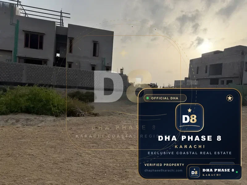 500 Sq Yd Residential Plot for Sale in Zone A, DHA Phase 8 | West Open