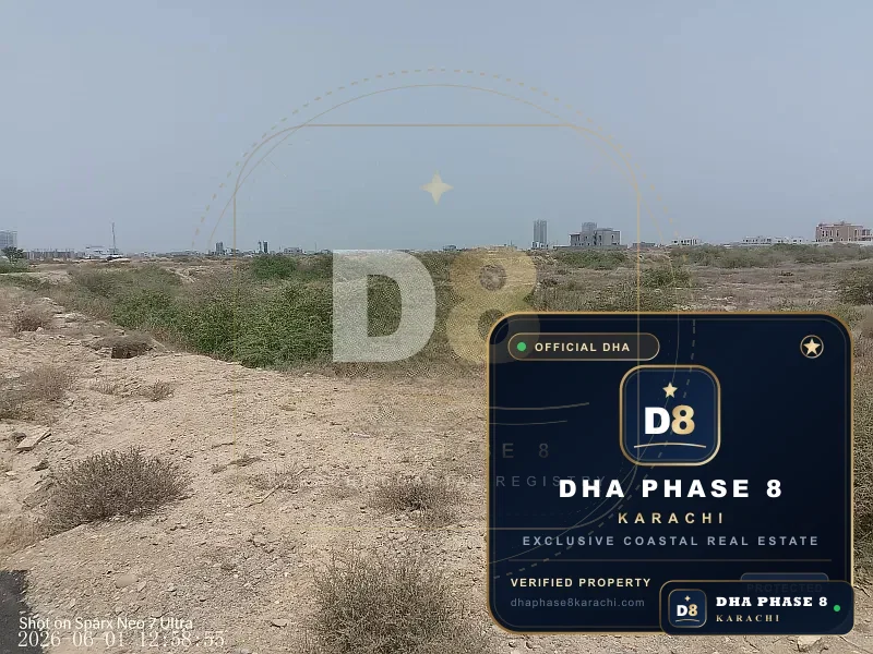 2,000 Sq Yd Residential Plot for Sale in Phase 8, DHA Phase 8
