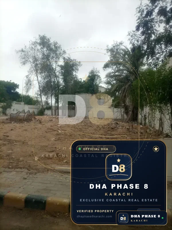 500 Sq Yd Residential Plot for Sale in Zone A, DHA Phase 8