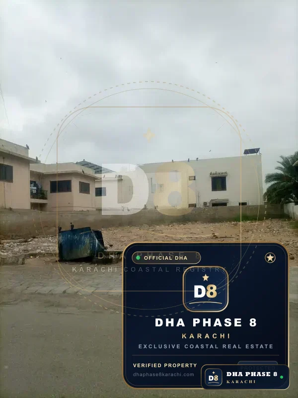 500 Sq Yd Residential Plot for Sale in Zone A, DHA Phase 8 | West Open