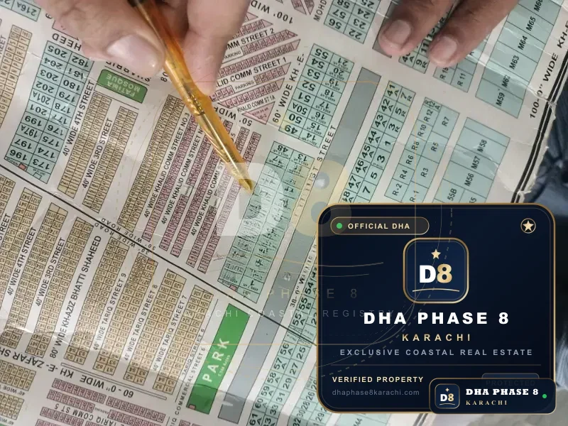 150 Sq Yd Residential Plot for Sale in Phase 8, DHA Phase 8