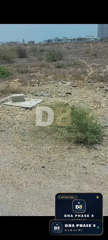 500 Sq Yd Residential Plot for Sale in Phase 8, DHA Phase 8 | West Open